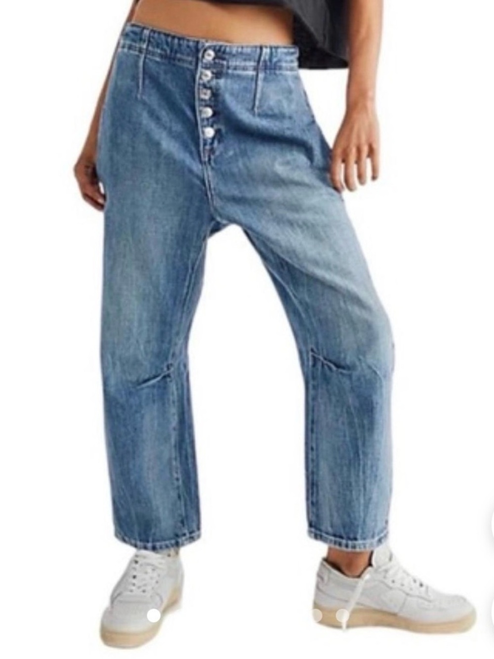 We The Free • Osaka Mid-Rise Barrel Jeans Size 26